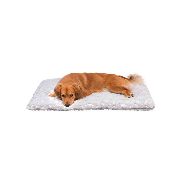 Manta para Mascotas Trixie Feather Gris Plateado Poliéster 100 × 70 CM Manta para Mascotas Trixie Feather Gris Plateado Poliéster 100 × 70 CM