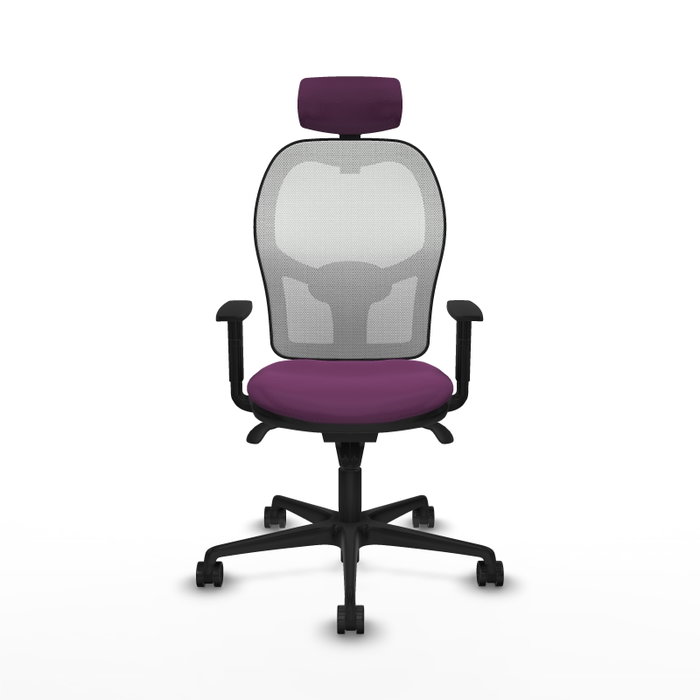 PIQUERAS Y CRESPO Silla de oficina Jorquera Morado y Blanco