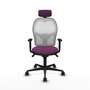 PIQUERAS Y CRESPO Silla de oficina Jorquera Morado y Blanco