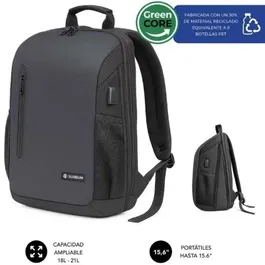 Subblim SUBBP-5NXAP01 Mochila para Portátiles hasta 15.6", 21L, Puerto USB, Negra