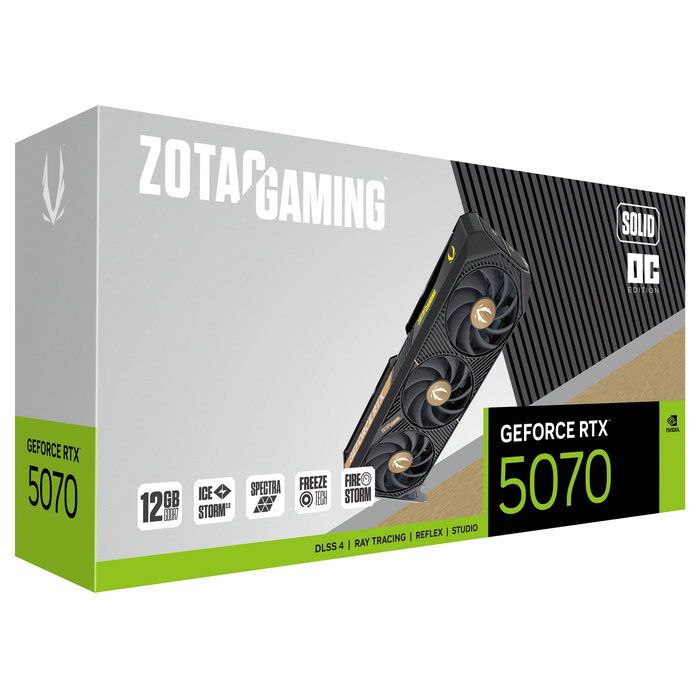Zotac GAMING GeForce RTX 5070 SOLID OC 12GB GDDR7