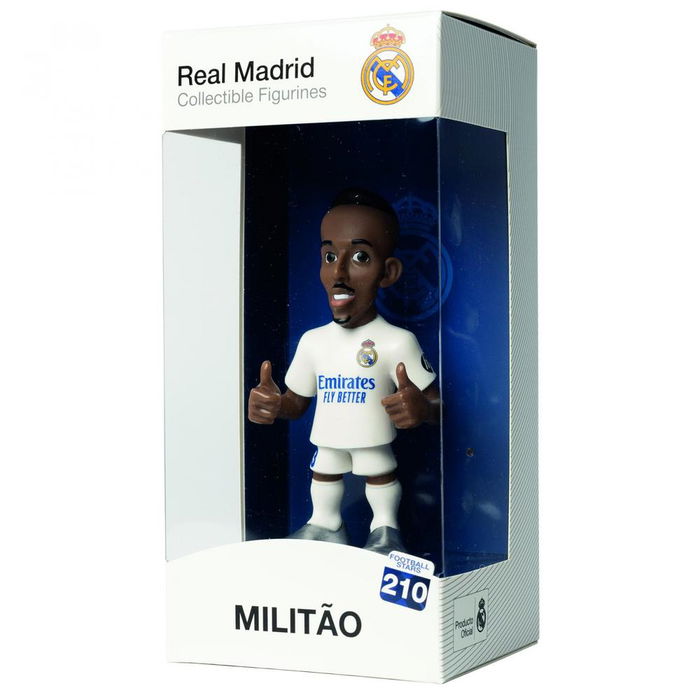 Minix Figura de Colección Eder Militão - Real Madrid - Jugador de Fútbol - 12 cm