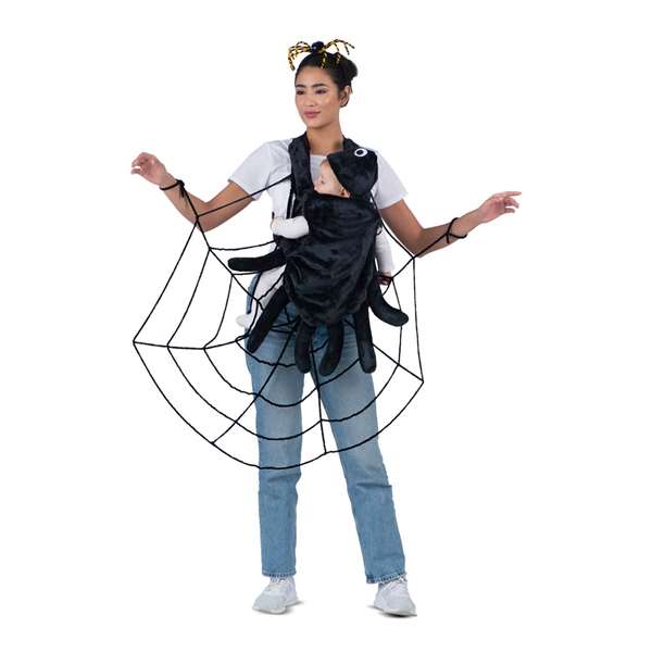My Other Me Disfraz Cubremochila Telaraña y Araña Talla One Size Adulto My Other Me Disfraz Cubremochila Telaraña y Araña Talla One Size Adulto