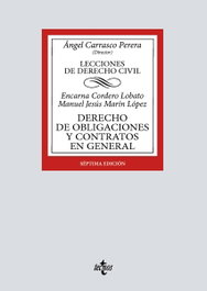 Derecho de obligaciones y contratos en general, Encarna Cordero Lobato - TECNOS