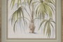 DKD Home Decor Cuadro Ratan Cristal Palmera Surtido de 4 Unidades