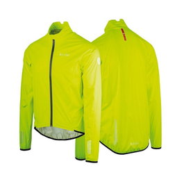 Wowow Chaqueta Impermeable Hombre con Reflectante Amarillo Talla S