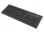 Natec Moray Teclado de Membrana Full-size Negro con Lector SMART ID
