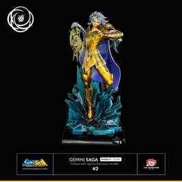 Tsume Arts Saint Seiya IKIGAI Gemini Saga Figura 1/6 Resina PVC 18x36x37 cm