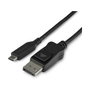 StarTech.com Cable Adaptador de Vídeo USB-C a DisplayPort 8K, 1m, Negro
