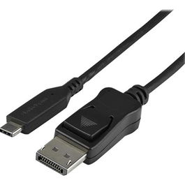 StarTech.com Cable Adaptador USB-C a DisplayPort 8K 30 Hz, 1m, Modelo CDP2DP141MB, HDR, DisplayPort 1.4, Thunderbolt 3, Compatible con HBR3
