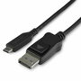 StarTech.com Cable Adaptador de Vídeo USB-C a DisplayPort 8K, 1m, Negro