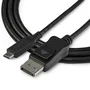 StarTech.com Adaptador de Cable CDP2DP141MB - USB-C a DisplayPort 1.4, 8K 60Hz, HBR3, 1m - Negro