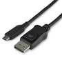 StarTech.com Adaptador de Cable CDP2DP141MB - USB-C a DisplayPort 1.4, 8K 60Hz, HBR3, 1m - Negro