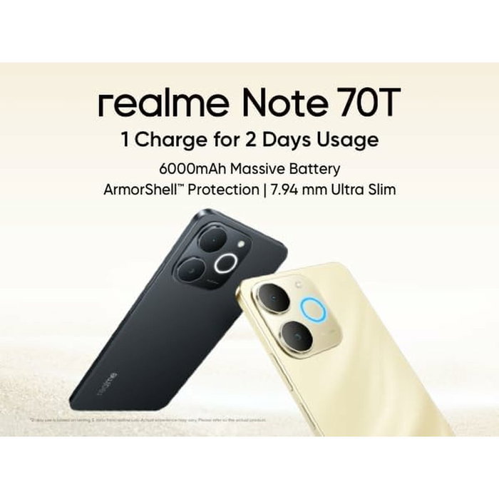 Smartphone Realme Note 70T 6,74" Octa Core 4 GB RAM 64 GB Oro