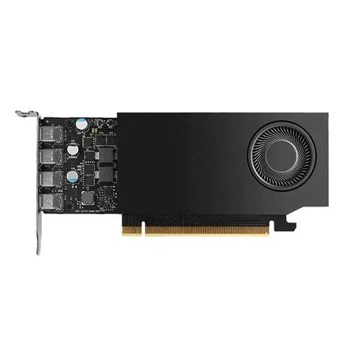 NVIDIA Tarjeta Gráfica RTX A400 4GB GDDR6 Half Height PCI Express 4.0 x8 con 4x Mini DisplayPort para Workstation Profesional