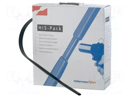 HELLERMANNTYTON Tubo termoretráctil 9,5mm 5m Negro