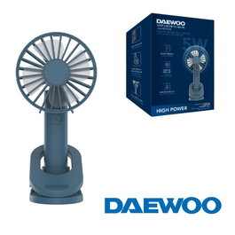 Daewoo Ventilador de Sobremesa con Clip, Orientable, 5W - Soporte para Mesa