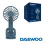Daewoo Ventilador de Sobremesa con Clip, Orientable, 5W - Soporte para Mesa