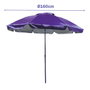 Marbueno Sombrilla Morada de Acero y Nylon Ø200 cm