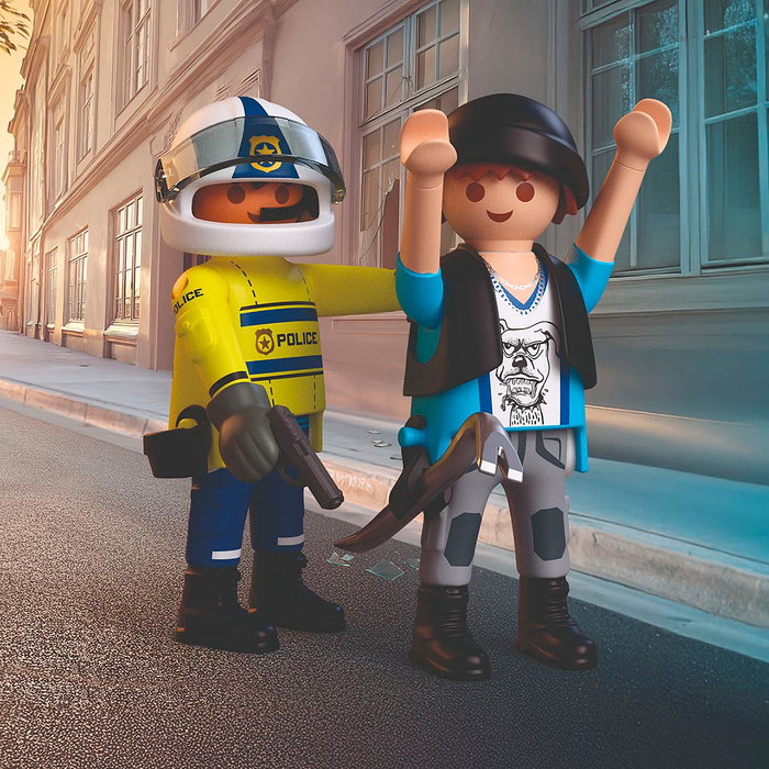 Playmobil City Action Persecución En Moto