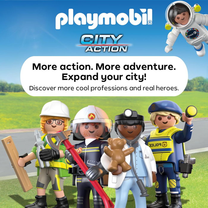 Playmobil City Action Persecución En Moto