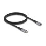 DeLOCK Cable de extensión USB Type-C™ 40 Gbps, PD 3.1 240 W, 1 m, Gris