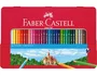 Faber-Castell Lápices de Colores Hexagonales con Estuche Metálico de 36 Colores Surtidos