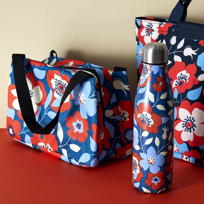 Cook Concept Bolsa Térmica Flor Take Away 25x14x16 cm, Interior Térmico, Cierre Cremallera, Modelo Surtido Cook Concept Bolsa Térmica Flor Take Away 25x14x16 cm, Interior Térmico, Cierre Cremallera, Modelo Surtido