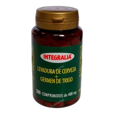 INTEGRALIA Levadura de Cerveza y Germen de Trigo 280 comprimidos INTEGRALIA Levadura de Cerveza y Germen de Trigo 280 comprimidos