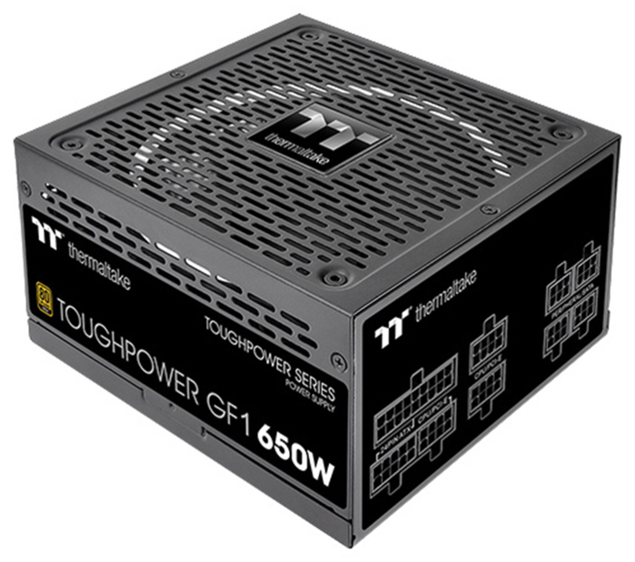 Thermaltake Toughpower GF1 650W 80 PLUS Gold ATX Totalmente Modular Negro Thermaltake Toughpower GF1 650W 80 PLUS Gold ATX Totalmente Modular Negro