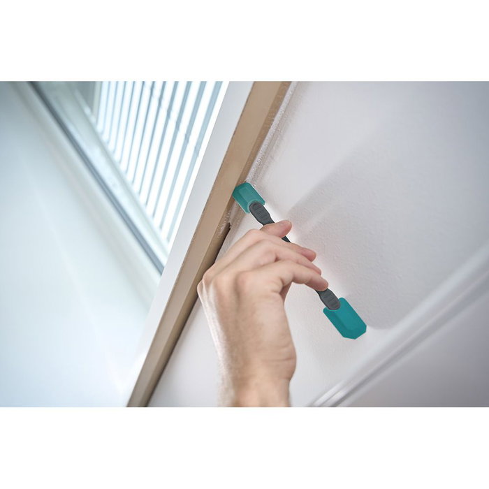 Wolfcraft Pro fine Perfiladores de juntas, 2 uds, para juntas de silicona y acrílico, con perfiles redondo (5/10mm) y de canto 45° (6/10/12mm)