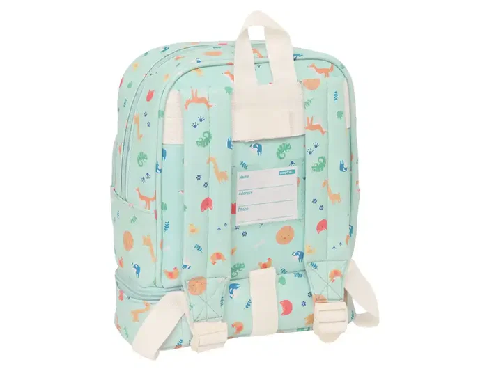 Safta Mochila infantil preescolar con asas, dimensiones 280x220x80 mm, colección Safta preescolar