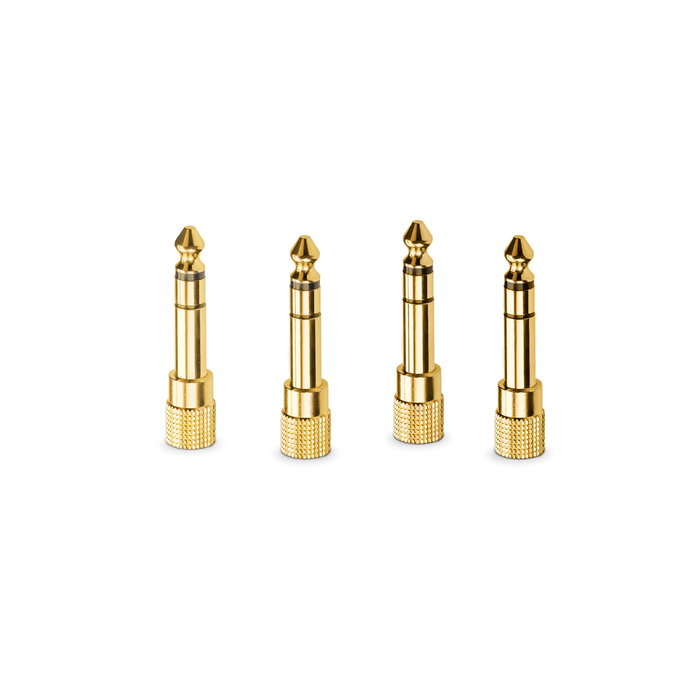 RODE HJA-4 Adaptador de Auriculares de 3.5mm a 1/4" para Equipos Profesionales y Consumo, Conector Macho a Hembra, Pack x 4 Unidades RODE HJA-4 Adaptador de Auriculares de 3.5mm a 1/4" para Equipos Profesionales y Consumo, Conector Macho a Hembra, Pack x 4 Unidades