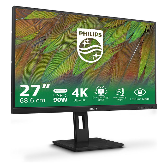 Philips 27B1U3900/00 Monitor 27 pulg. 4K Ultra HD IPS USB-C Negro