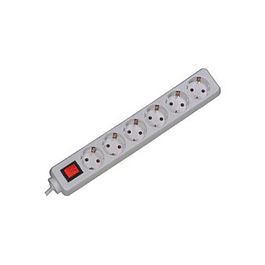 Bachmann Protector de Sobretensiones, 6 Salidas, 3m, 3600W, 250V, Blanco, Interruptor Integrado, 520g, 370x56x41mm