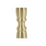DKD Home Decor Mesita Auxiliar de Cristal y Mármol Blanco y Dorado