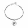 La Petite Story Pulsera de Acero Inoxidable Gris LPS05AQL05