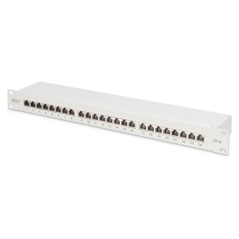 Digitus Patchpanel 1HE 24-Port Cat6a Gigabit Ethernet Gris