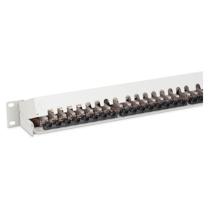 Digitus Patchpanel 1HE 24-Port Cat6a Gigabit Ethernet Gris Digitus Patchpanel 1HE 24-Port Cat6a Gigabit Ethernet Gris