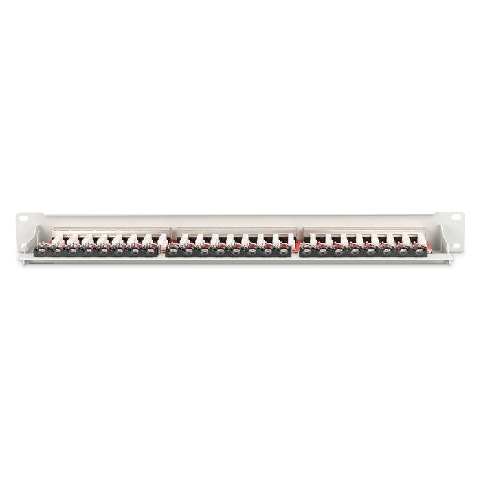 Digitus Patchpanel 1HE 24-Port Cat6a Gigabit Ethernet Gris Digitus Patchpanel 1HE 24-Port Cat6a Gigabit Ethernet Gris
