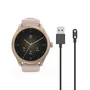Hama Smartwatch FIT Watch 5010 Oro Rosa, Pantalla Táctil LCD 1.38", Llamadas, Monitor de Salud (Frecuencia Cardíaca, SpO2, Sueño), Impermeable IP68, 100+ Deportes, Batería 7 Días