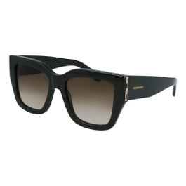 Ferragamo SF1104S-302 Gafas de Sol Verdes para Mujer