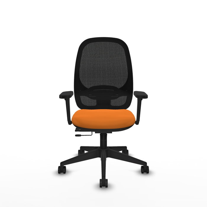 PIQUERAS Y CRESPO Silla de oficina Cilanco Naranja y Negro PIQUERAS Y CRESPO Silla de oficina Cilanco Naranja y Negro
