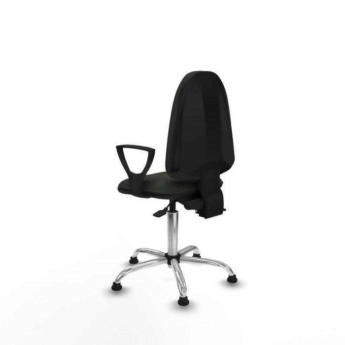 PIQUERAS Y CRESPO Silla de oficina Aýna con mecanismo Asincro y brazos fijos, Negro PIQUERAS Y CRESPO Silla de oficina Aýna con mecanismo Asincro y brazos fijos, Negro