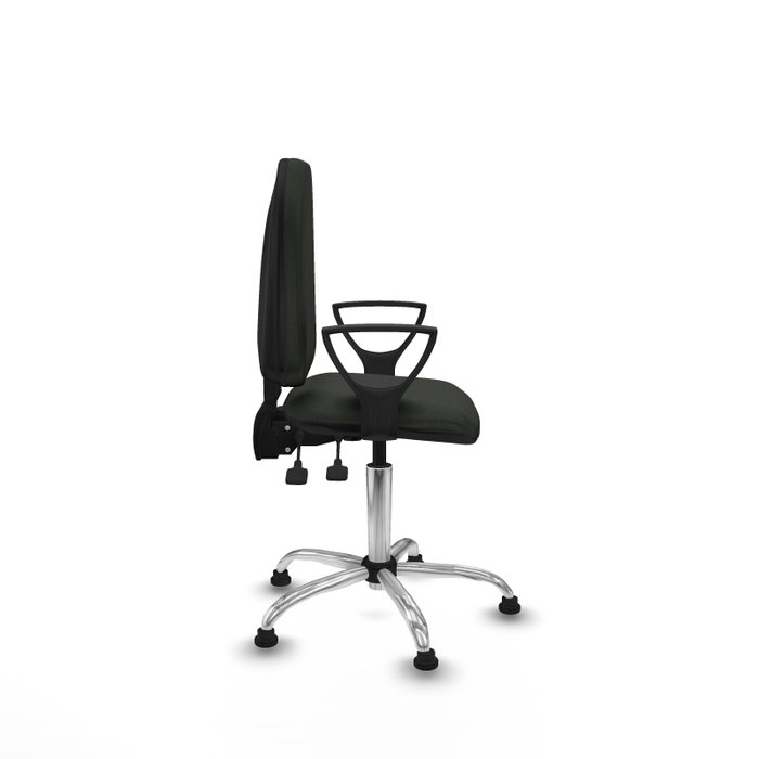 PIQUERAS Y CRESPO Silla de oficina Aýna con mecanismo Asincro y brazos fijos, Negro PIQUERAS Y CRESPO Silla de oficina Aýna con mecanismo Asincro y brazos fijos, Negro