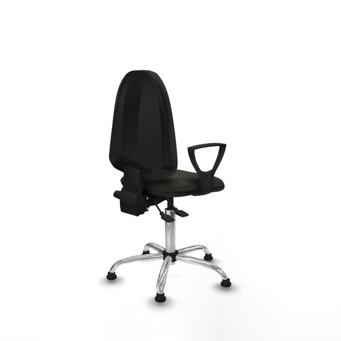 PIQUERAS Y CRESPO Silla de oficina Aýna con mecanismo Asincro y brazos fijos, Negro PIQUERAS Y CRESPO Silla de oficina Aýna con mecanismo Asincro y brazos fijos, Negro