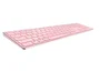 Rapoo E9800M Teclado Bluetooth QWERTY Rosa