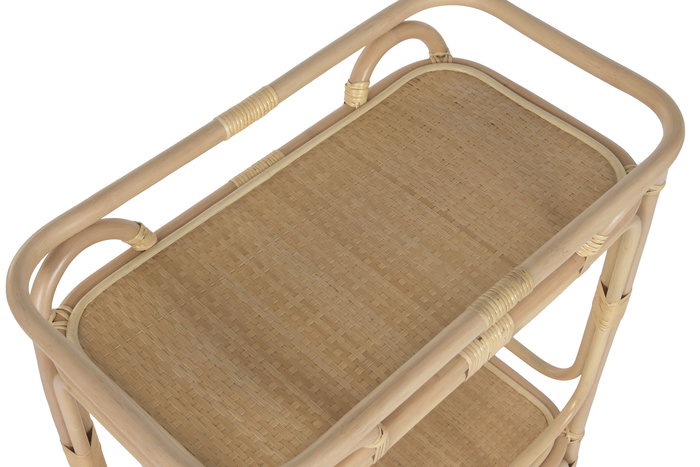 DKD Home Decor Camarera Balines Natural Ratán 76 x 43 x 85.5 cm
