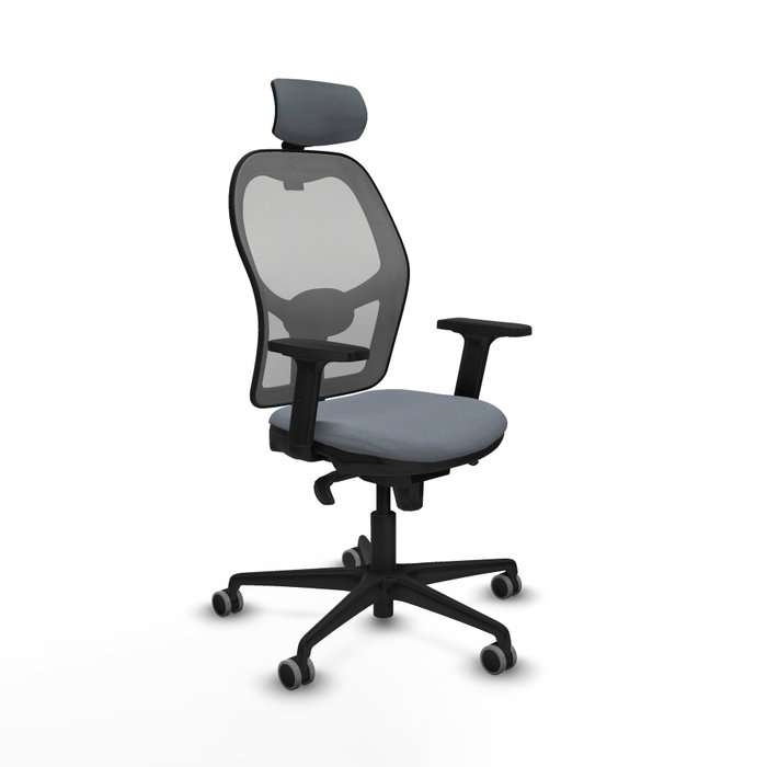 PIQUERAS Y CRESPO Silla de oficina Jorquera Gris con mecanismo Sincro PIQUERAS Y CRESPO Silla de oficina Jorquera Gris con mecanismo Sincro