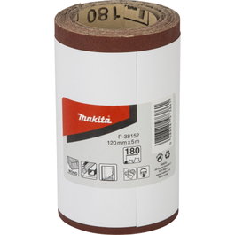 Makita Rollo de lija P-38152 120mm x 5m Grano 180